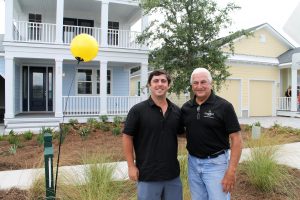 Matt McGarvey (left) of McGarvey Residential Communities and Generation Homes' Vice President Stuart McDonald